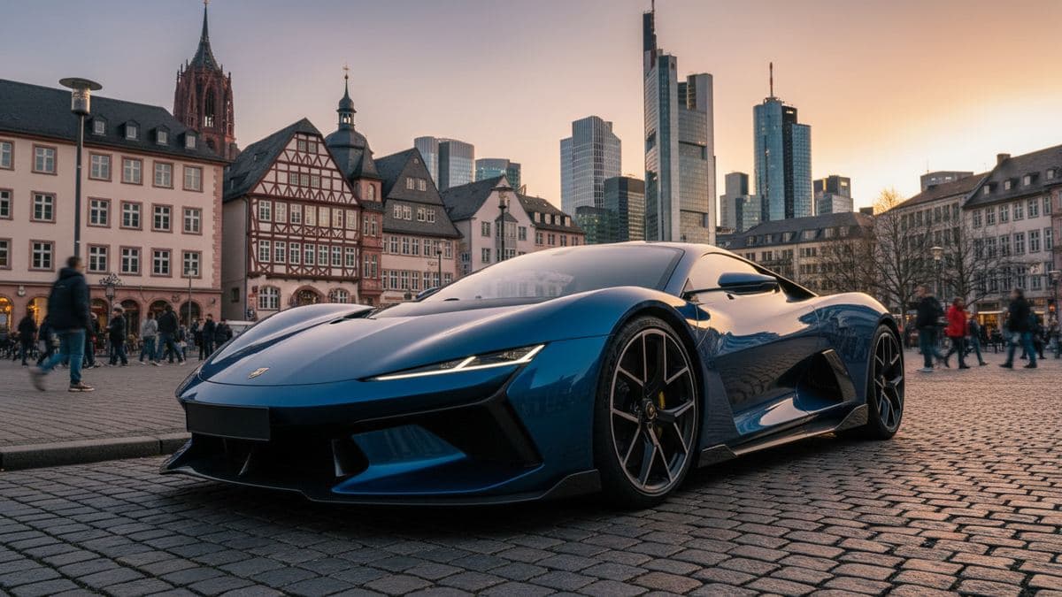 Luxe auto huren in Frankfurt