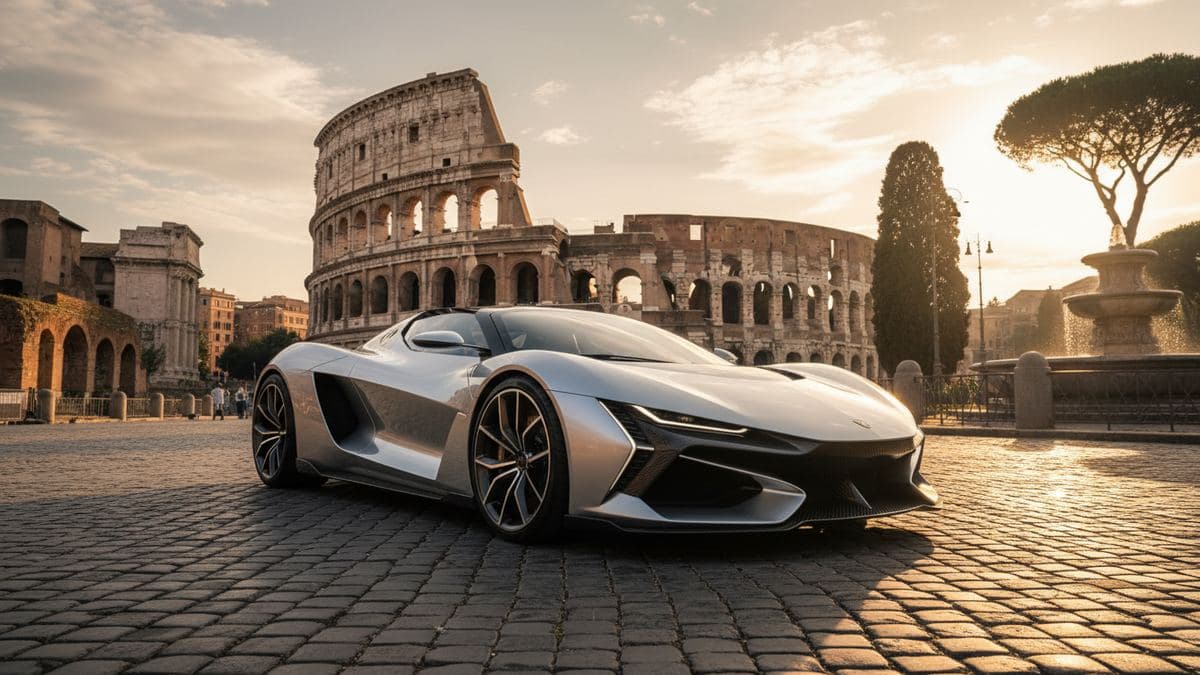 Luxe auto huren in Rome