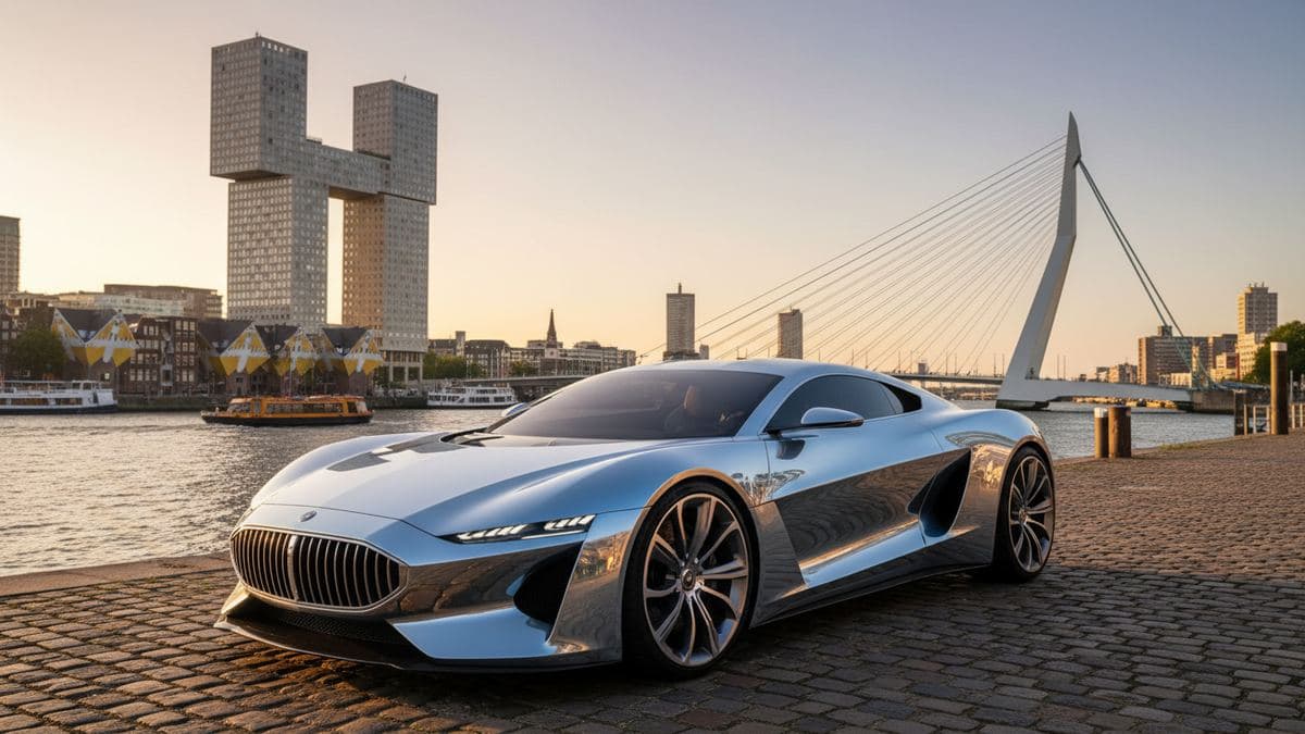 Luxe auto huren in Rotterdam
