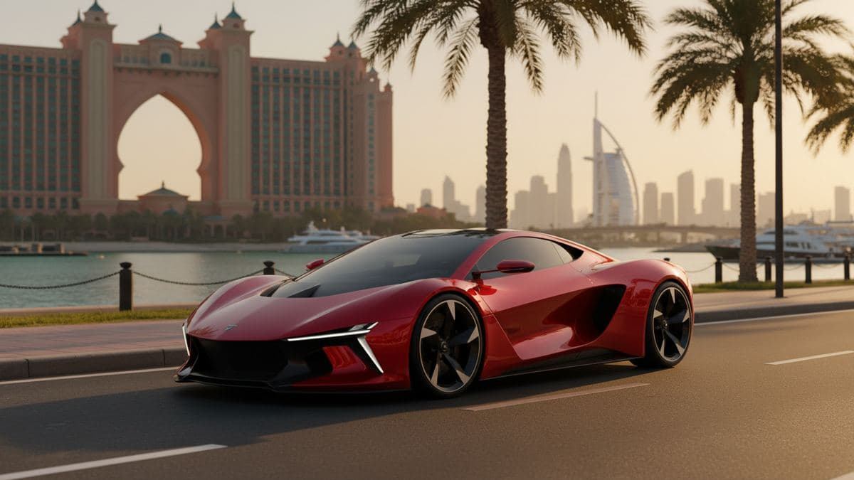 Luxe auto huren in Palm Jumeirah