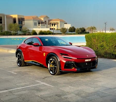 Ferrari Purosangue 2024 huren in Dubai