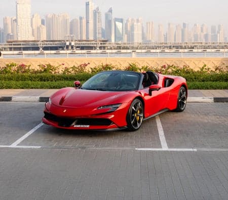 Ferrari SF90 Spider 2023 huren in Dubai
